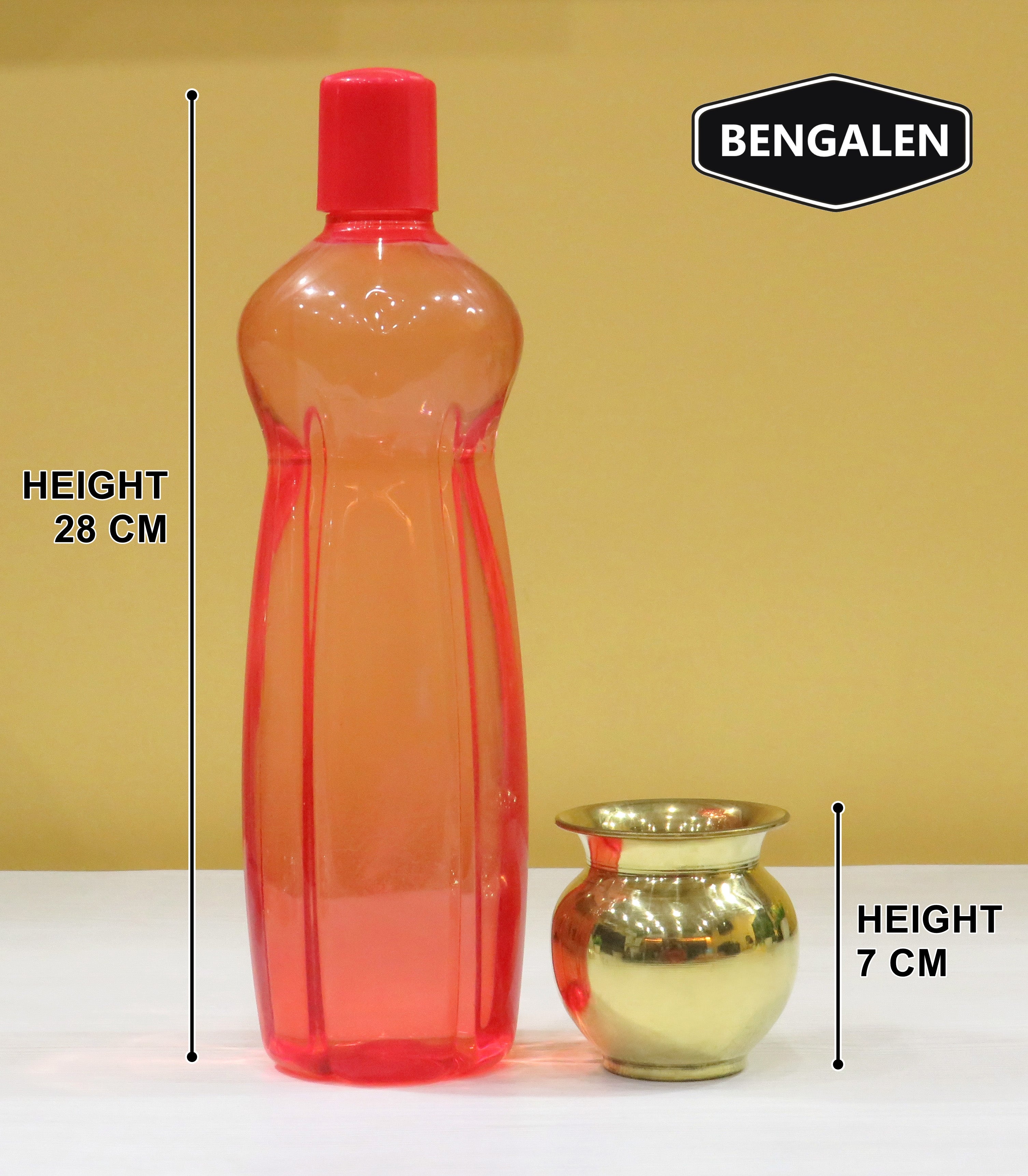 BENGALEN Brass Kalash Lota Gadwa Pooja Articles for Home Temple Decorative Puja Items for Poojan Purpose Return Gift