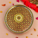 Plate Meena 10" Red