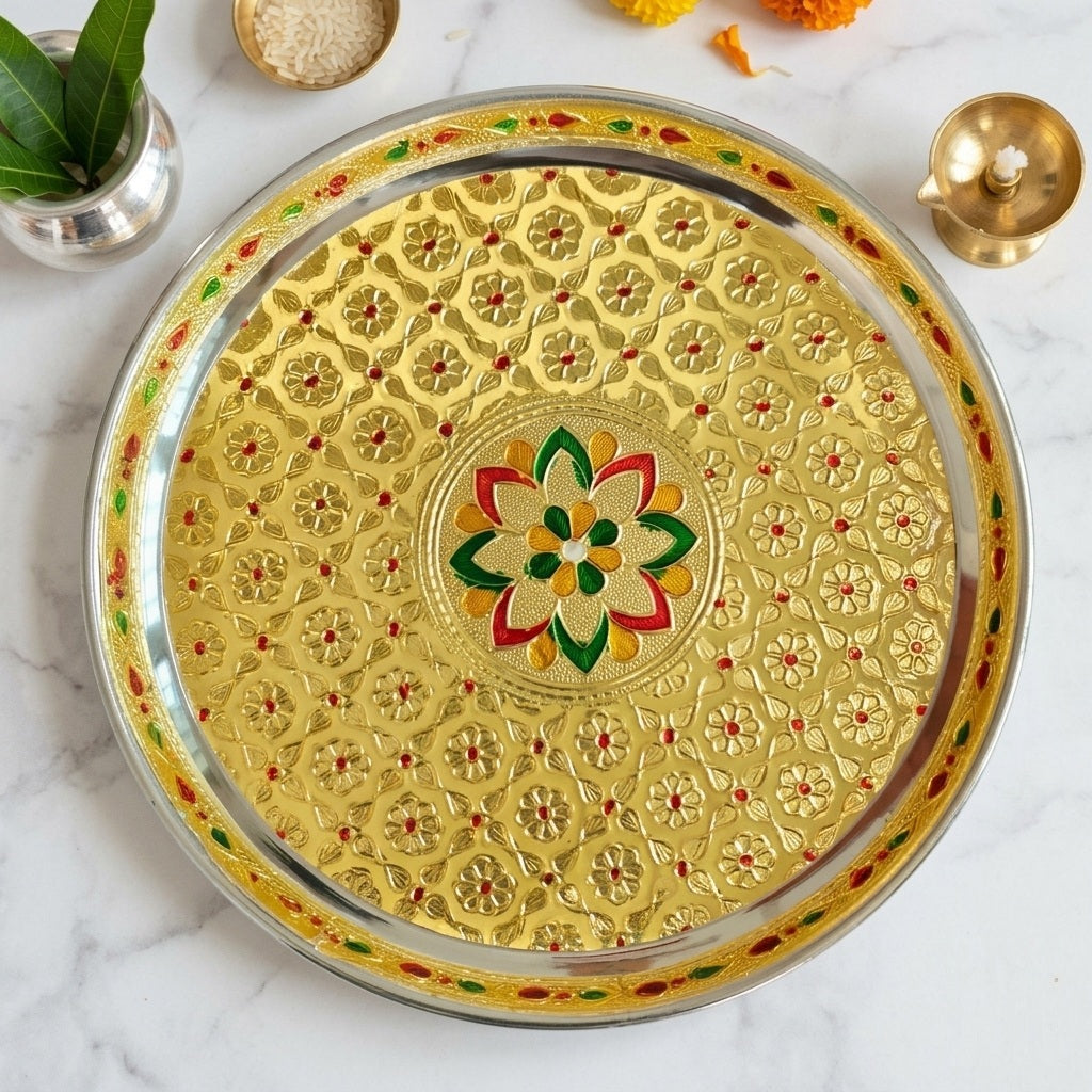 Plate Meena 10" Yellow