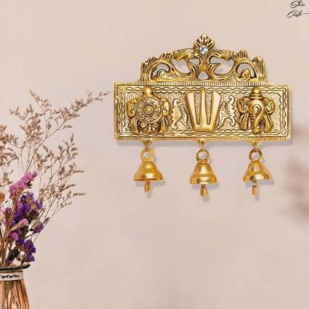 Tirupati balaji symbol wall hanging golden