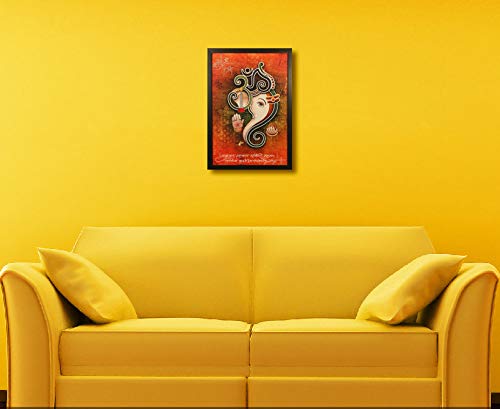 Nobility Ganesha Frame Paintings Framed Wall Art Statue Idol
