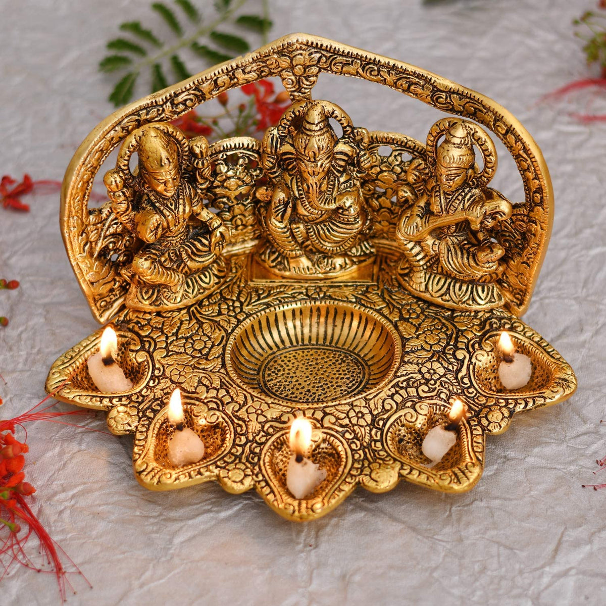 Lakshmi Ganesh Saraswati Statue